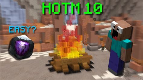 Easiest Way To Get Hotm Hypixel Skyblock Youtube