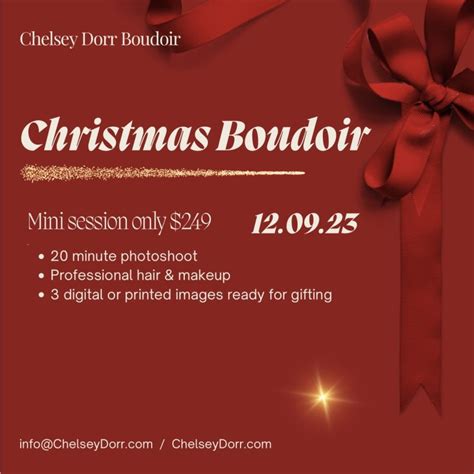 Christmas Boudoir Mini Session In Dfw Texas Chelsey Dorr