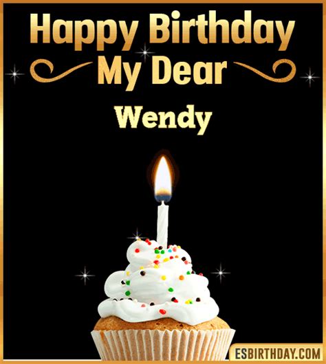 Happy Birthday Wendy  🎂 Images Animated Wishes【28 S】