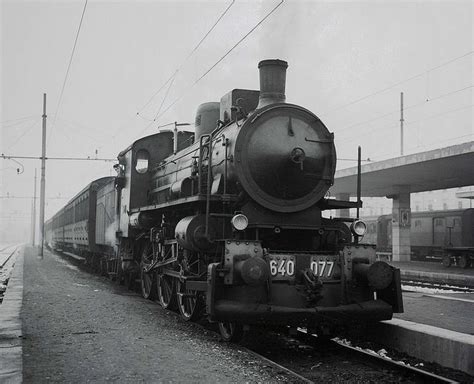 Una locomotiva del gruppo 640, locomotive delle Ferrovie dello Stato in ...