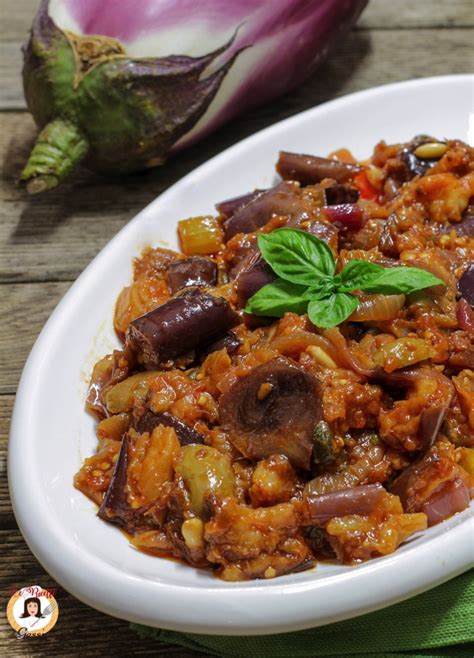 Caponata Siciliana Di Melanzane In Agrodolce Ricetta Della Nonna