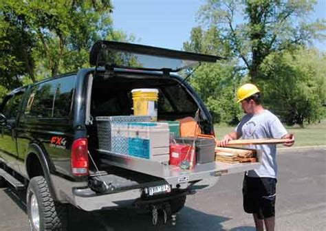 Pickup Truck Bed Slide Out Cargo Trays Camper Shell Bed Extender