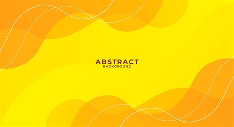 Modern Wave Yellow Banner Background 9159860 Vector Art At Vecteezy