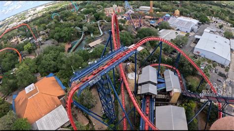 Sheikra Front Row POV Busch Gardens Tampa Bay March 2024 5k60fps