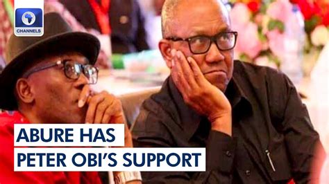 Peter Obi Strongly In Support Of Lp Chairman Julius Abure Official