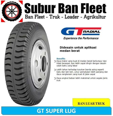 Jual OBRAL Ban Luar Truk 9 00 R20 GT Gajah Tunggal SUPER LUG 900 20