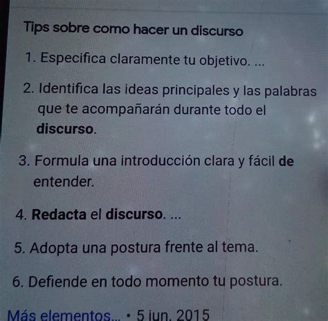 Redactar Un Discurso Oral Brainly Lat