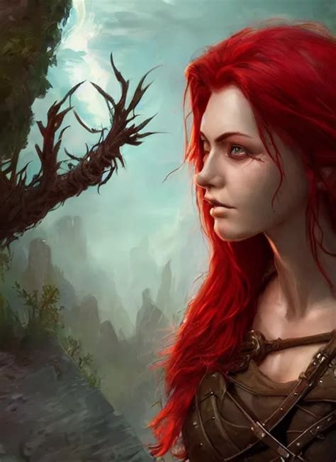 Red Hair Female Ultra Detailed Fantasy Dndbeyond Stable Diffusion