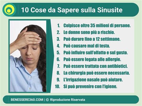 Cos è la sinusite sintomi cause e cure