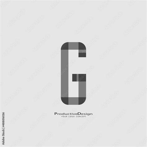 G Logo Concepts Vector Design Template Icon Emblem With White Background Stock Vector Adobe