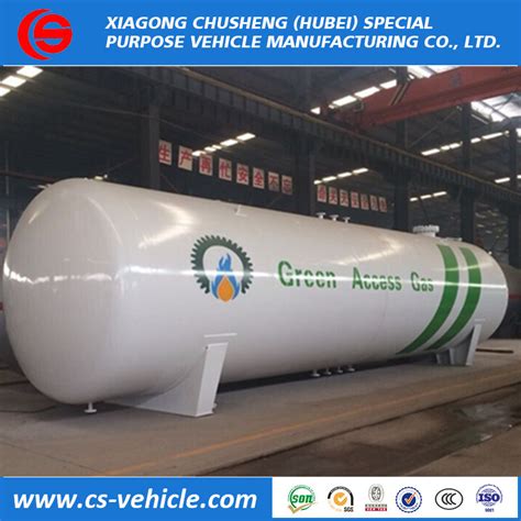 ASME 25ton 50tons Propane Gas Tanker 50000 Liters 100 000L Pressure