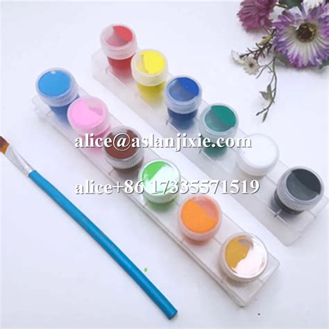 ml tempera paint set gouache color filling sealing machine  nozzles
