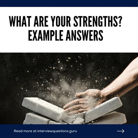 What Are Your Strengths 7 Best Interview Question Answers