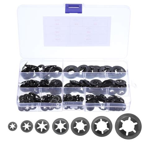 Amazon Uxcell 320pcs Internal Tooth Star Lock Washers Set M3 M4 M5