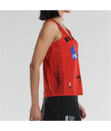 Camiseta De P Del Bullpadel Orlas Delfi Brea Rojo Mujer