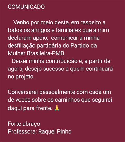 UMA DAS MULHERES LIDERES DO PARTIDO DA MULHER BRASILEIRA EM CODÓ NÃO