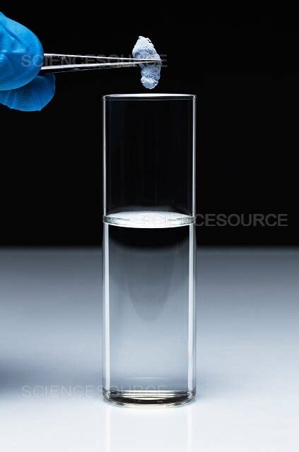 Potassium reacts with water, 1 of 1 | Stock Image - Science Source Images