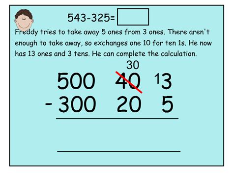 Year 3 Subtraction Three Digit Three Digit Expanded Column Method