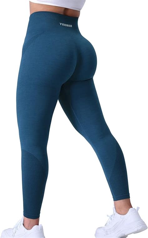 Yeoreo Women Seamless Ozone Workout Leggings High Waisted Butt Lifting Recycled Yoga Pants At