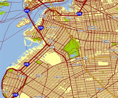 City Map Of Brooklyn