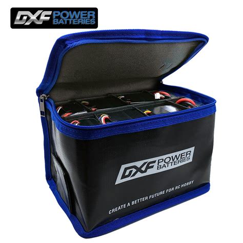 DXF Sac Lipo Ignifuge et Étanche pour Drone de Course Sac de Sécurité