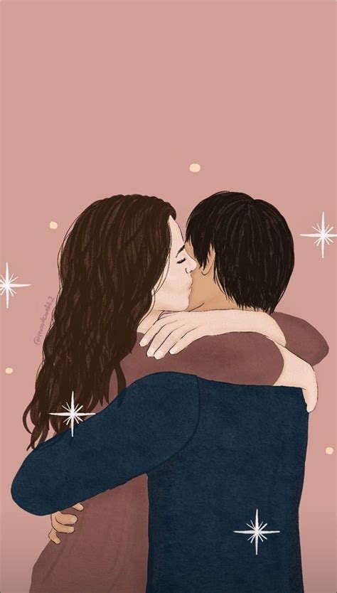 Cover Wattpad Animated Love Images Cute Couple Drawings Cute Love Wallpapers