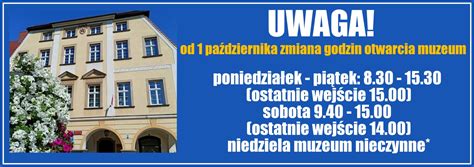 Zmiana Godzin Otwarcia Muzeum