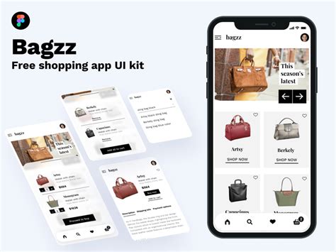 Bagzz Free Shopping Ui Kit For Figma Lapa Ninja