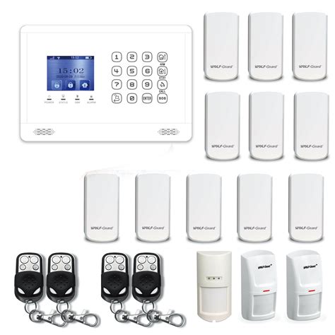 Wolf Guard Sistema Di Allarme Casa Senza Fili Wifi Gsm Kit