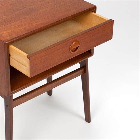 Small Model Mid Century Danish Vintage Chest Bedside Table