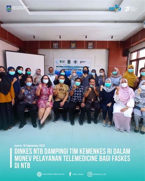 Dinkes Ntb Dampingi Tim Kemenkes Ri Dalam Monev Pelayanan Telemedicine