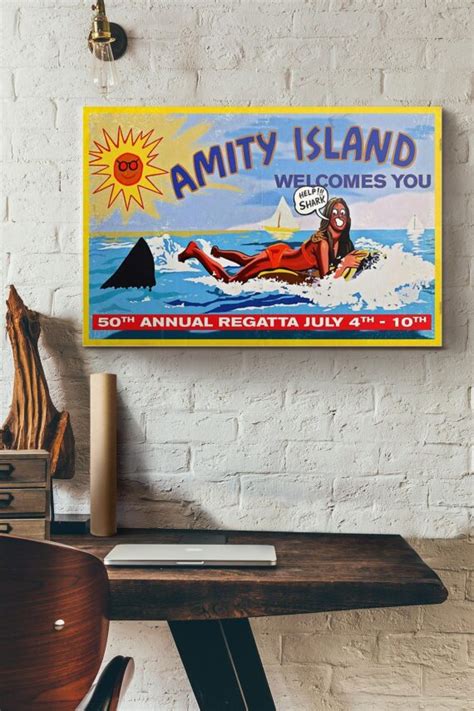 Amity Island Welcomes You Poster Daymira Wear For Everyday Pleasant