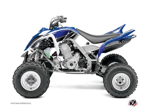 Yamaha 660 Raptor ATV Stripe Graphic Kit Blue Kutvek Kit Graphik