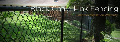 Commercial Black Vinyl Coated Chain Link Fencing - Fenceworkshop