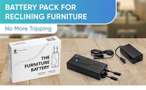 The Blue Cactus Universal Battery Pack For Reclining Furniture With Lcd