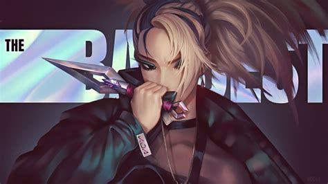 Kda Akali Kunai The Baddest Lol League Of Legends Video Game Hd Phone Wallpaper Rare Gallery