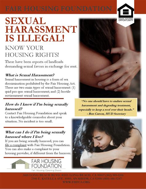 Sexual Harassment Fair Housing Foundation