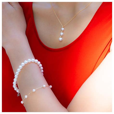 Mikimoto Pearl Bracelet - White Gold