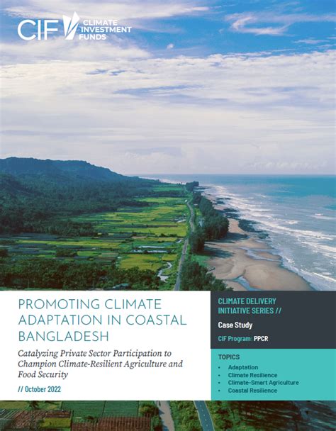 Promoting Climate Adaptation in Coastal Bangladesh | Climate Investment Funds