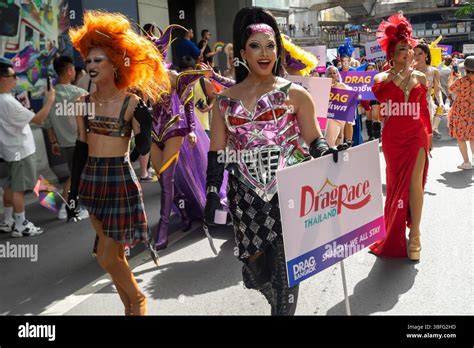 June 1 2025 Annual LGBT Gay Pride Parade In Bangkok Thailand Asia Drag Queen Drag Race