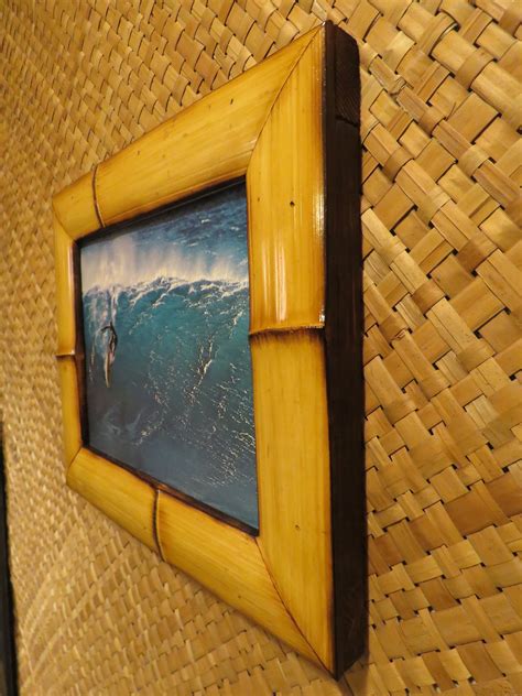 8 X 10 Hand Made Bamboo Frame For Photos Etsy