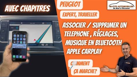 Peugeot Expert Traveller Associer Supprimer un téléphone musique