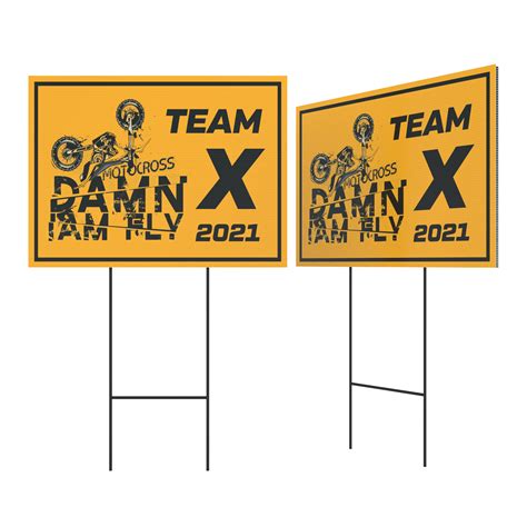 Custom Yard Signs | Action Sports Canopies