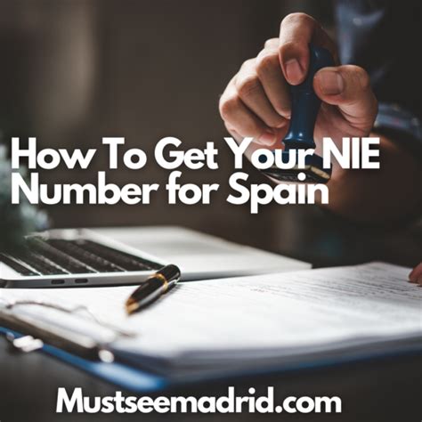 nie number  spain  easy steps outdoor adventure