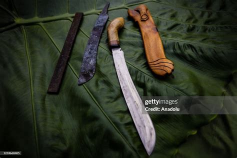 traditional malaysian machete called parangs   produced
