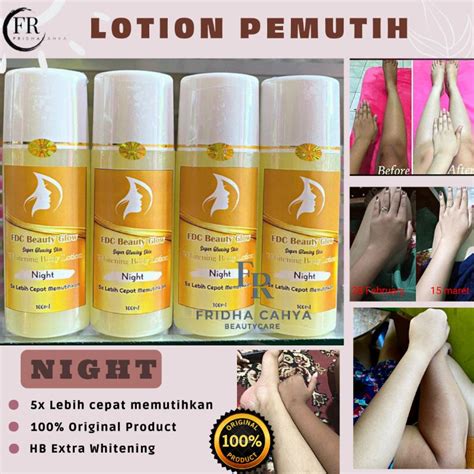 Jual New Hb Whitening Original Lotion Pemutih Badan X Lebih Cepat