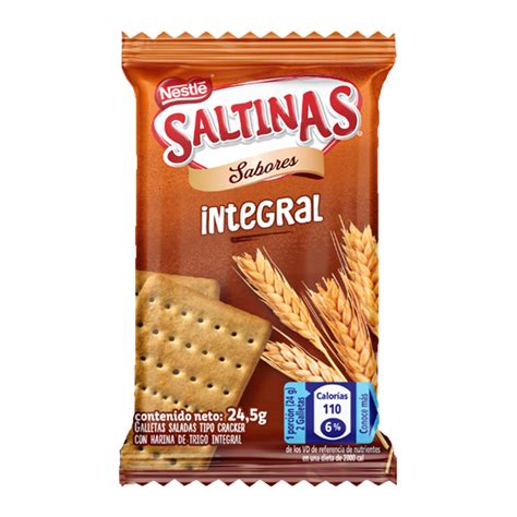 Galletas Saltinas Integral 9 Paquetes Individuales 220 5gr Superboom