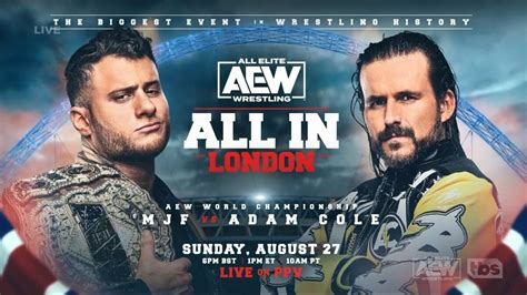 AEW World Title Match Set For AEW All In