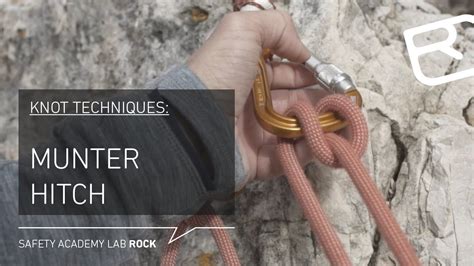 Munter Hitch Belay Hms Knot Techniques For Alpine Climbing