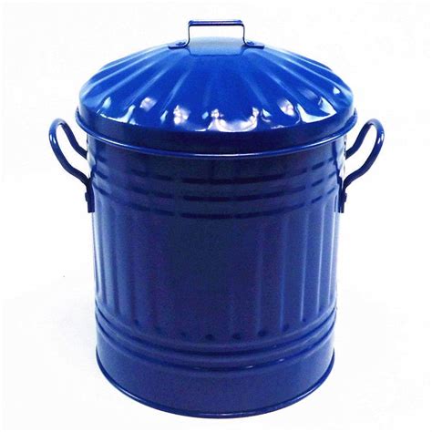 15ltr 15 Litre Coloured Metal Steel Storagewaste Mini Bin